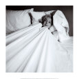 Marilyn dans son lit Reproduction d'art par Milton H. Greene