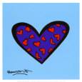 Triste à cause de toi Reproduction d'art par Romero Britto