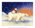 Taking a Ride Art Print by Makiko