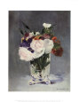 Flowers in a Crystal Vase Art Print by Édouard Manet