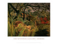 Surpris ! Reproduction d'art par Henri Rousseau