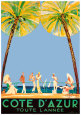 Französische Reisewerbung (Klassiker) Poster