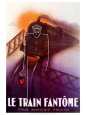 Le Train Fantome Art Print by Paul Colin