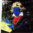 Beethoven, Yellow Book Art Print by Andy Warhol