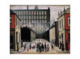 Street Scene Art Print by Laurence Stephen Lowry