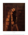Der Buecherwurm Lámina por Carl Spitzweg