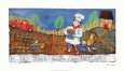 Muffin Man Art Print by Barbara Olsen