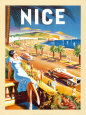 Nizza Kunstdruck von De'Hey
