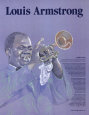 Great Black Americans - Louis Armstrong Art Print