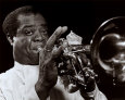 Louis Armstrong Art Print by William P. Gottlieb