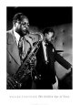 Coleman Hawkins et Miles Davis Reproduction d'art par William P. Gottlieb