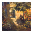 Patio en Provenza Lámina por Philip Craig