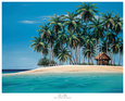 Tiki Time Art Print by Ron Peters