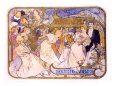 Amants Impressão giclée por Alphonse Mucha