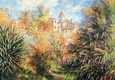 Jardin de Bordighera Reproduction d'art par Claude Monet