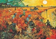 Le vignoble rouge, vers 1888 Reproduction d'art par Vincent van Gogh
