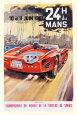 24 Heures du le Mans, 1961 Konsttryck av Michel Beligond