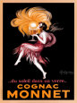 Cognac Monnet Reproduction d'art par Leonetto Cappiello