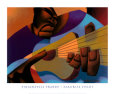 Fingerstyle Freddy Art Print by Maurice Evans
