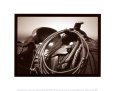 Saddling Art Print by James O'mara