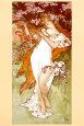 Spring Art Print by Alphonse Mucha