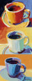 Tres tazas de Joe I Lámina por Robert Burridge