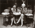 Cafes (B&W Photography) Posters