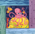 Seafriends - Octopus Lámina por Paul Brent