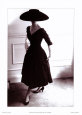 Tout de noir vêtue Reproduction d'art