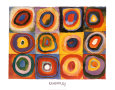 Color Study of Squares (Kandinsky) Pósteres