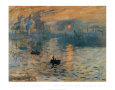 Impression, Sunrise, c.1872 Art Print by Claude Monet