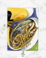 Horn Reproduction d'art par A.. Cromwell