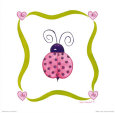 Lovebugs, Ladybug Lámina por Tania Schuppert