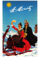 Saint-Moritz 1944 Reproduction d'art par Hugo Laubi