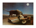 Sleeping Gypsy, 1897 Art Print by Henri Rousseau