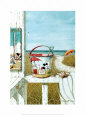 Mickey - Saut de plage Reproduction d'art