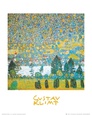 Colina en Unterach Lámina por Gustav Klimt