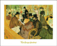 En el Moulin Rouge Lámina por Henri de Toulouse-Lautrec