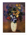 Jarrón de orquídeas, 1914 Lámina por Odilon Redon
