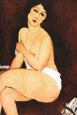Beautiful Woman Art Print by Amedeo Modigliani