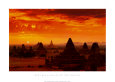 La vallée des temples Reproduction d'art par Bent Rej
