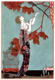 Fashion Illustration, 1914 Taidevedos tekijänä Georges Barbier