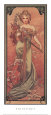 Printemps, 1900 Art Print by Alphonse Mucha