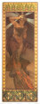 Estrella de la mañana Lámina por Alphonse Mucha