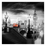 A Traditional Red Phone Booth In London With The Ben Black London Bus Iii