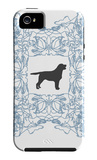 Blue Lab Frame Funda de iPhone 5 por Avalisa, 