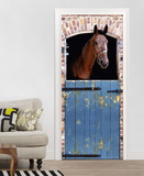 Caballo - Papel pintado para las puertas Mural de papel pintado