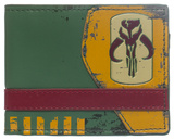 Star Wars - Mandalorian Green Bi-Fold Wallet Cartera