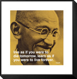 Mahatma Gandhi Zitate Kunstdrucke Allpostersat