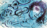 La Joeur de Flute Edición prémium por Marc Chagall